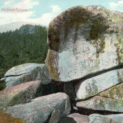 Bild vergrößern: PK_VI_0157 Wernigerode Ausflugsziele Felspartie der Hohneklippen