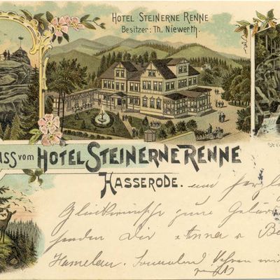 Bild vergrößern: PK_VI_0221 Wernigerode Ausflugsziele Hotel Steinerne Renne